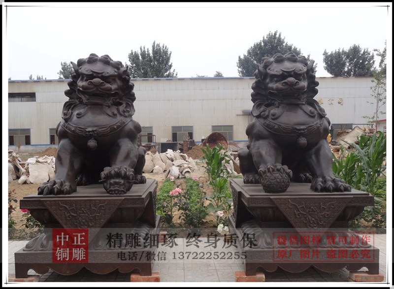 北京獅子|動物銅雕塑