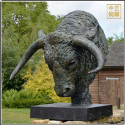 銅牛牛頭雕塑