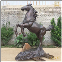 小型銅馬雕塑圖片