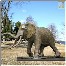 室外景觀銅大象雕塑