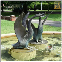 銅天鵝噴泉雕塑鑄造