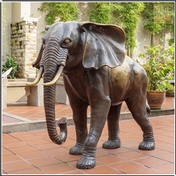 園林銅大象鑄造