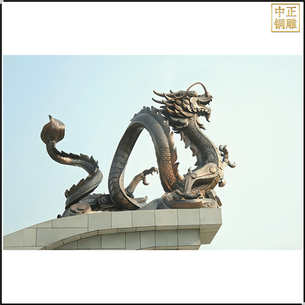 大型廣場銅龍雕塑
